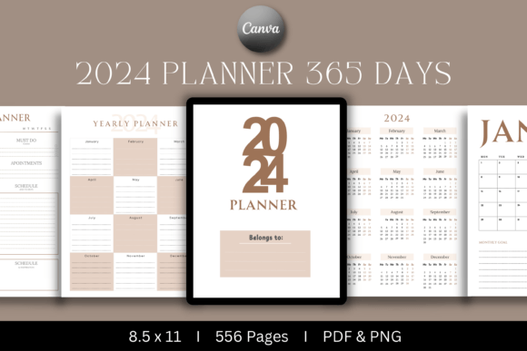 2024 Planner - 365 Days