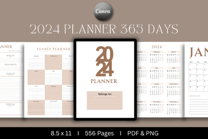 2024 Planner - 365 Days