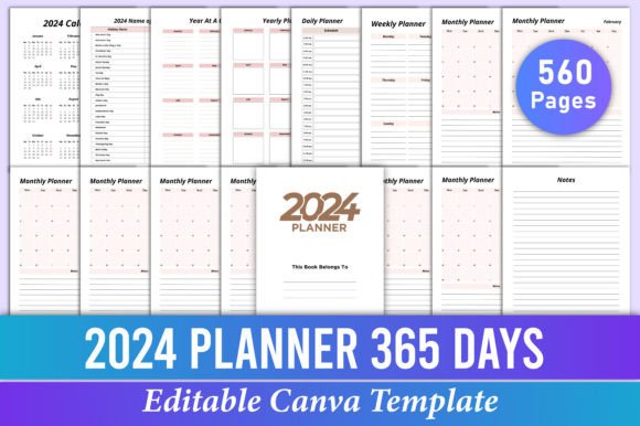 2024 Planner - 365 Days