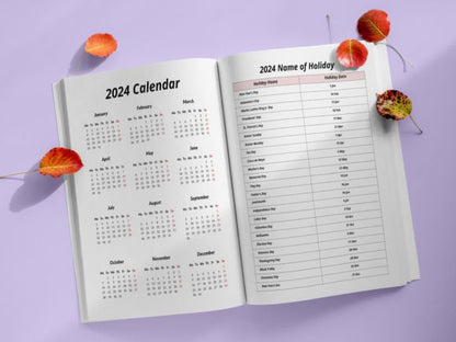 2024 Planner - 365 Days